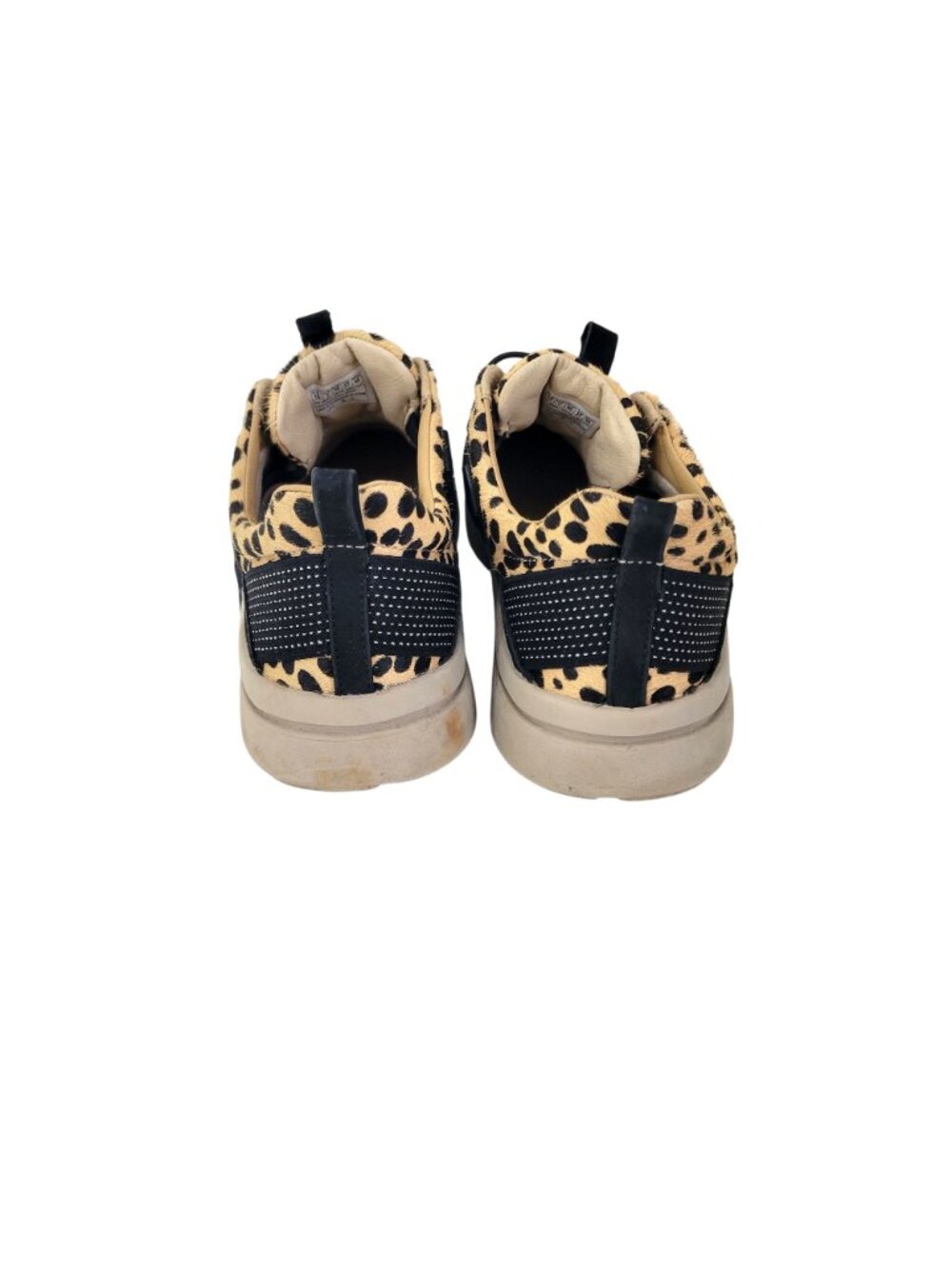 Mark Nason Beige & Black Leopard Print Sneakers - Women's Size 10 - Picture 5 of 7